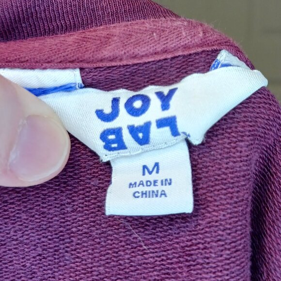 3/$18 - Joy Lab Red/Gray Long Sleeve Top  Size Medium - Picture 5 of 8